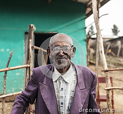 Portrait of Ethiopian man Editorial Stock Photo