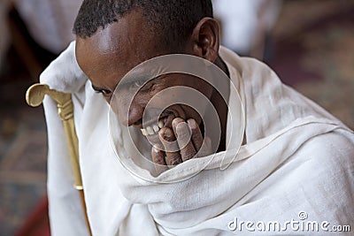 Portrait of an Ethiopian man Editorial Stock Photo