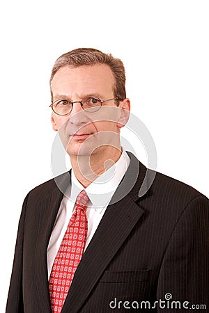 Portrait of executive type white man Stock Photo
