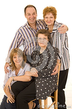 Portrait of family Stock Photo