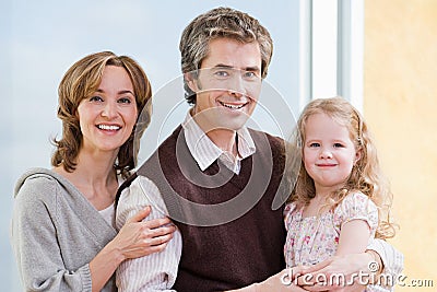 Portrait of a father and daughter Stock Photo