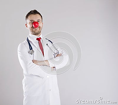 Funny doctor Stock Photo