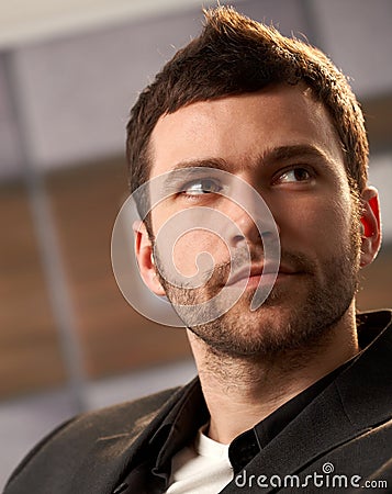 Portrait of goodlooking man Stock Photo