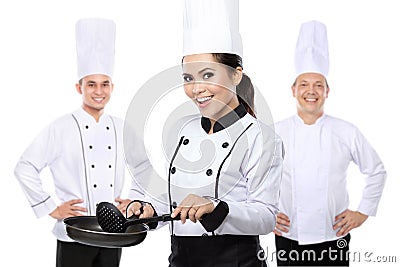 Group of chef Stock Photo