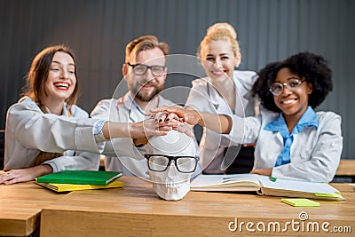 Portrait of a group of medics Stock Photo