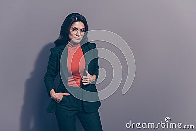 Portrait of her she nice-looking attractive elegant classy chic Stock Photo