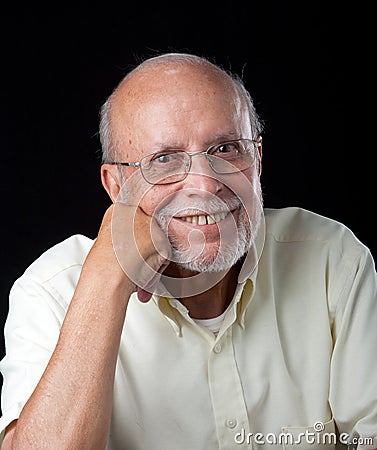 Portrait of hispanic senior citizen Stock Photo