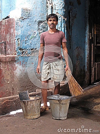 Portrait of Indian man Editorial Stock Photo