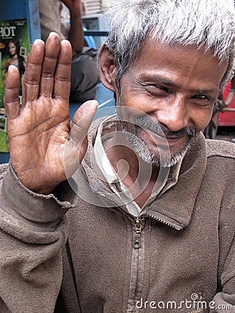 Portrait of Indian man Editorial Stock Photo