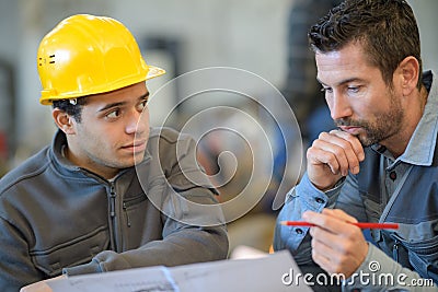 Portrait of industrial engineers Stock Photo