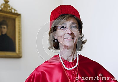 Portrait of the Italian Minister of Justice Marta Cartabia. Editorial Stock Photo