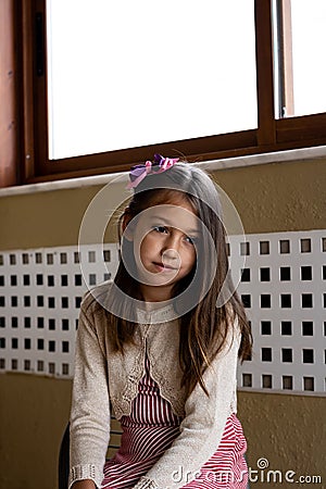 Portrait of little girl Stock Photo