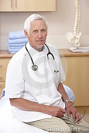 Portrait of male osteopath Stock Photo