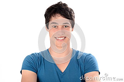 Portrait of a man smiling. Stock Photo