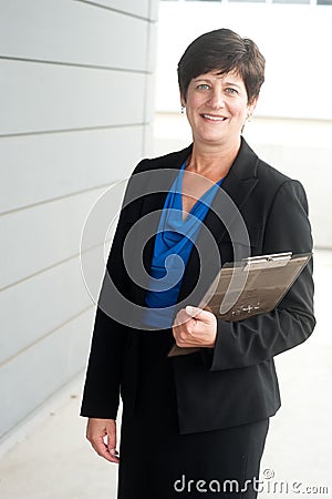 Portrait of a mature businesswoman Stock Photo