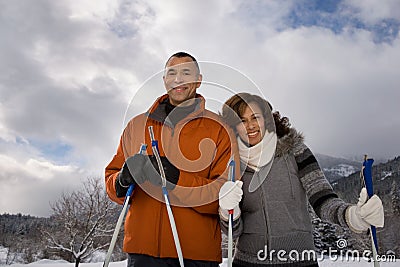 Portrait of a mature couple Stock Photo