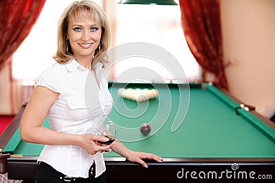 Portrait of mature woman Stock Photo