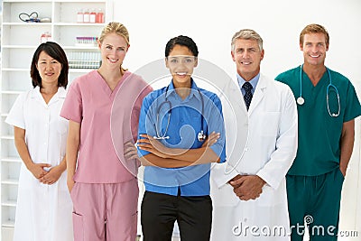 Portrait of medical professionals Stock Photo