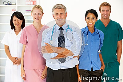 Portrait of medical professionals Stock Photo