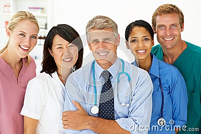 Portrait of medical professionals Stock Photo