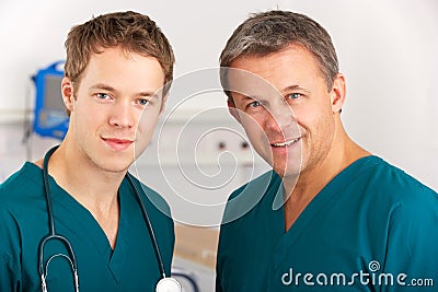 Portrait medical staff on hospital ward Stock Photo