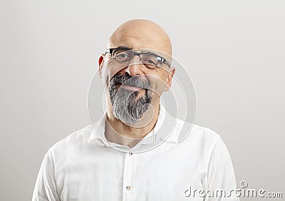 Portrait of middle aged man Stock Photo