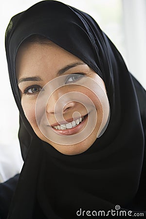 Portrait of a middle eastern woman Stock Photo