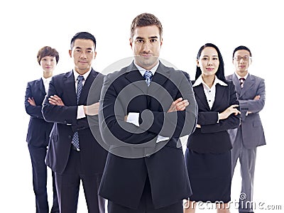 Portrait of multinational business team Stock Photo