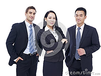 Portrait of a multinational business team Stock Photo