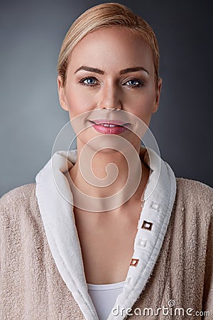 Portrait of nice woman Stock Photo