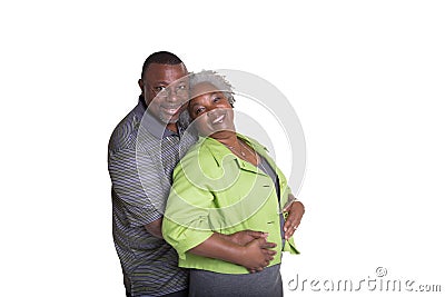 Portrait of an older couple Stock Photo