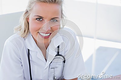 Portrait of a pretty nurse Stock Photo