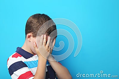 Sad boy Stock Photo