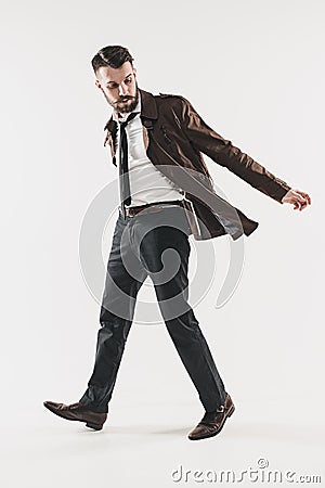 Portrait of stylish handsome young man Stock Photo