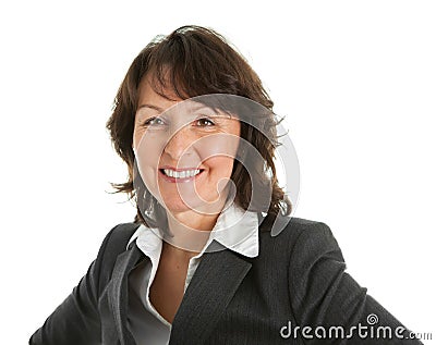 Portrait of sucessful senior businesswoman Stock Photo