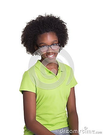 Portrait of a teenager Stock Photo