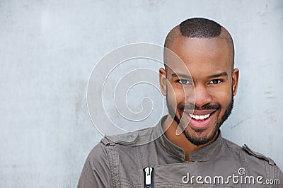 Portrait of a trendy young african american man Stock Photo