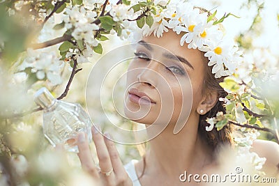 Portrait of unusual woman Stock Photo