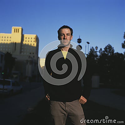 Portrait of an Urban Man Stock Photo