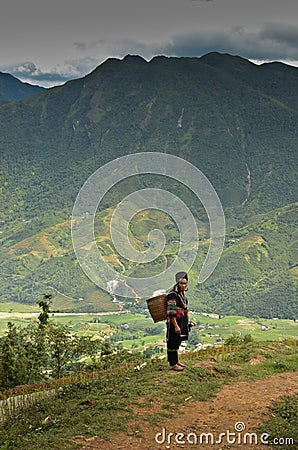 Portrait of a Vietnamese woman Editorial Stock Photo