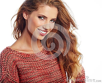 Portrait of wonderful young woman Stock Photo