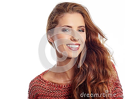 Portrait of wonderful young woman Stock Photo