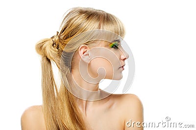 Portrait of young attractive woman Stock Photo