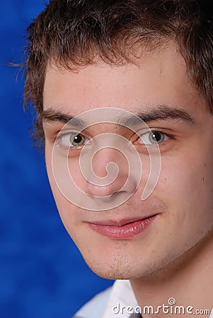 Portrait young beautiful men Stock Photo