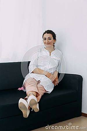 Portrait of a young beautiful nurse Stock Photo