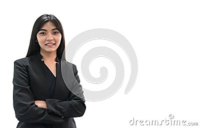 Portrait of young business woman Stock Photo