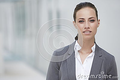 Portrait of young businesswoman Stock Photo