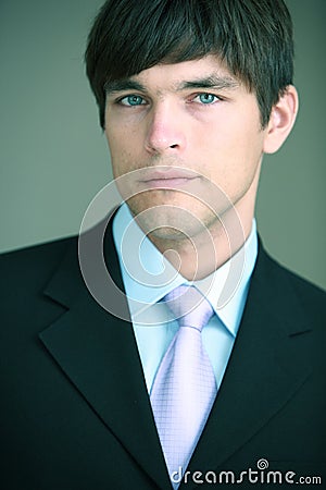 Portrait of a young handsome confident Stock Photo