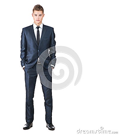 Portrait on young handsome man Stock Photo