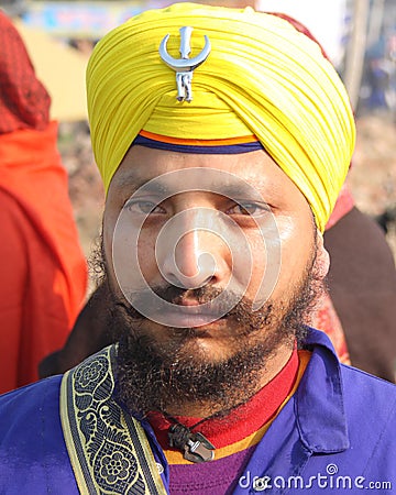 Portrait of a young sikh Editorial Stock Photo